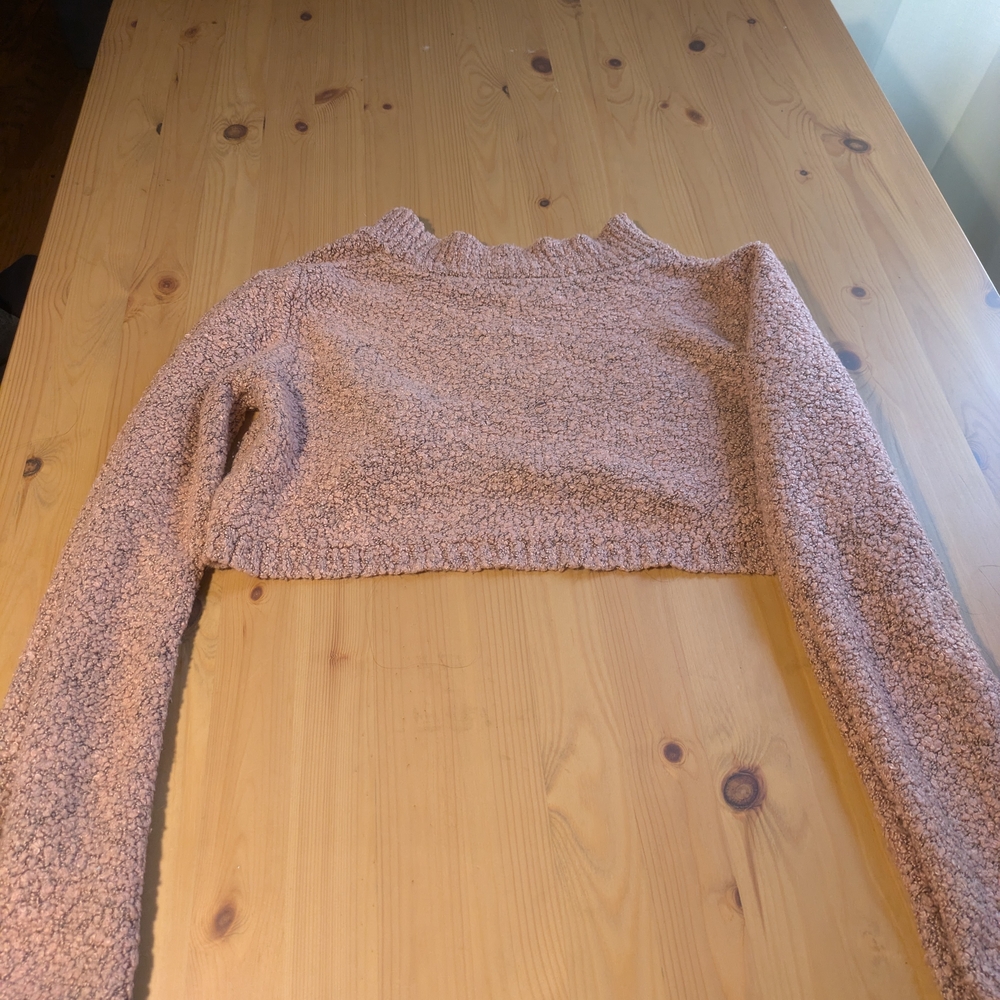 Wild Fable Mauve Textured Sweater